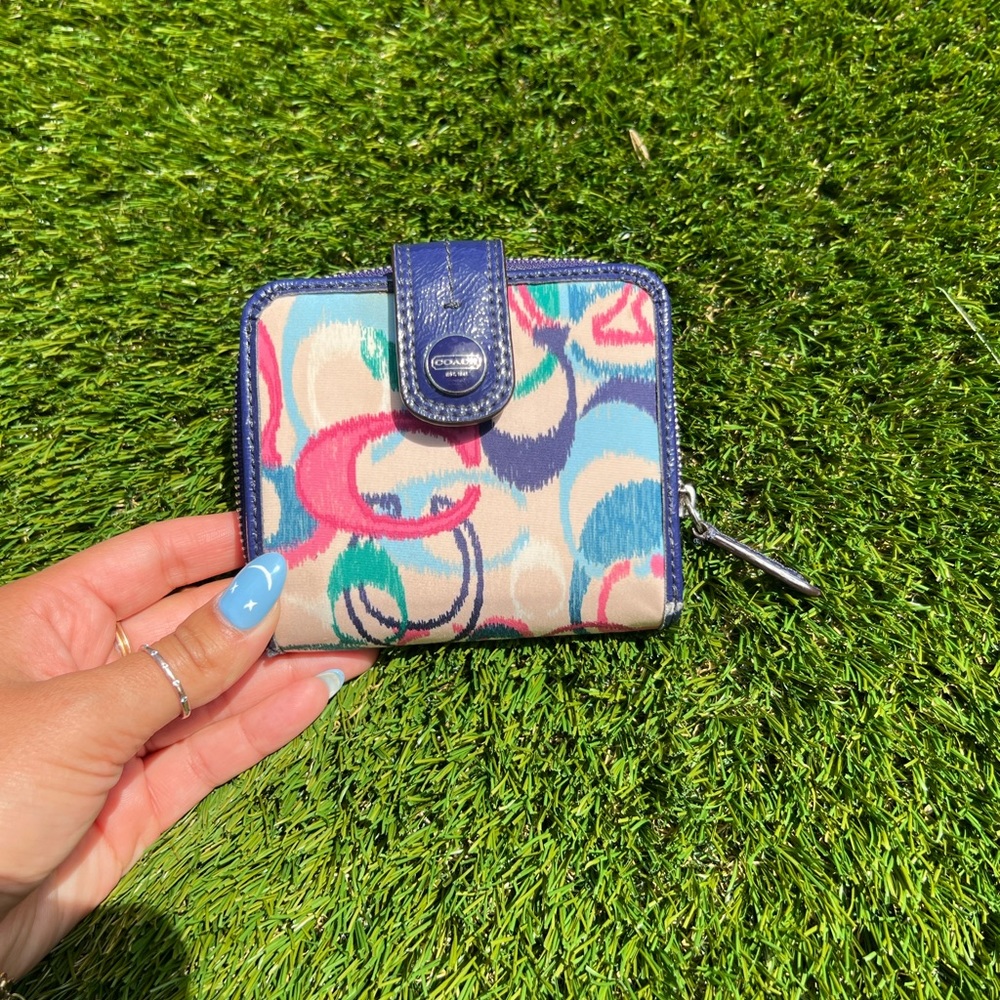 COACH poppy wallet✨